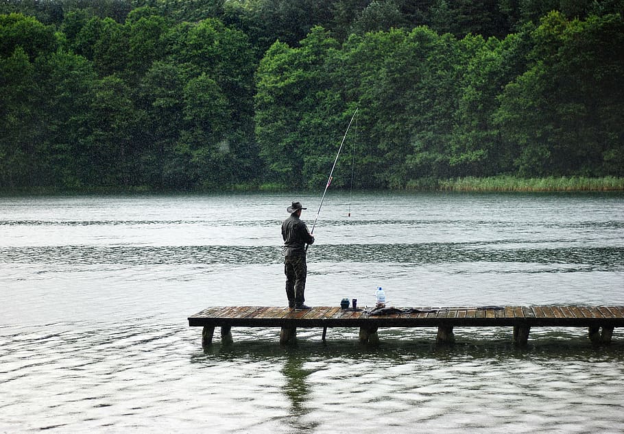 Attaching Weights to Fishing Line