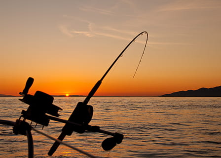 Fishing During Sunset