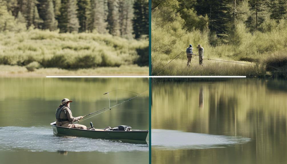 fly fishing versus regular fishing